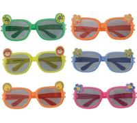 Unique Party - Enfants Designs assortis - Pack de 6 lunettes de soleil - Plastique SG25426 (Taille unique) (Coloré)