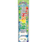 Unique Party - Étoiles de l'arc-en-ciel - Drapeau, film, 16e anniversaire SG24078 (taille unique) (Coloré)