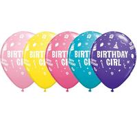 Unique Party - imprimé - Ballons "Oh Baby ", latex pack de 10 SG29956 (taille unique) (blanc/or)