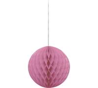 Unique Party Lanterne ronde en papier SG5382 (20 cm) (Rose foncé)