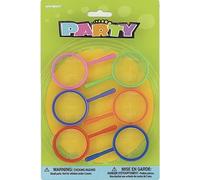 Unique Party - Loupe en plastique Cadeaux de fête Pack de 6 SG24165 (taille unique) (Coloré)
