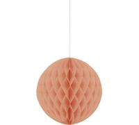 Unique Party - Motif en nid d'abeille - Décoration suspendue, papier de soie SG24268 (taille unique) (Corail)