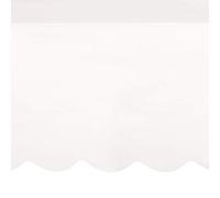 Unique Party- Nappe en Papier-2,74 m x 1,37 m-Bord Festonné-Blanc, 73951, White
