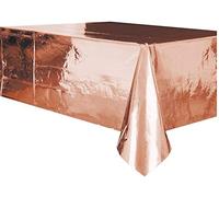 Unique Party, Nappe En Plastique, Or Rose, 1.37M x 2.74M