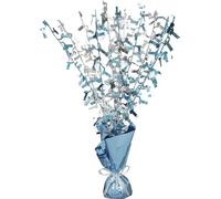 Unique Party - Paillettes - Cœur pour ballons, 1er anniversaire - Film SG23789 (taille unique) (bleu/argent)