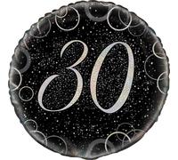 Unique Party - Paillettes - Manches ballon, film, 30ème anniversaire SG37695 (taille unique) (bleu pailleté)