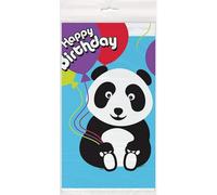 Unique Party - Panda - Nappe pour fête, plastique, anniversaire SG23152 (taille unique) (Bleu)