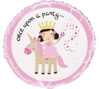 Unique Party - Princesse Licorne - Ballons "Once Upon A Party", film SG23236 (taille unique) (blanc/rose)