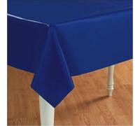Unique Party - Rectangulaire - Nappe pour fête, plastique SG21940 (137 cm x 274 cm) (Bleu marine)