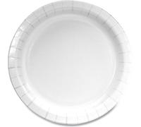 Unique Party - Rond - Assiettes - Pack de 8 - Plastique SG30937 (Taille unique) (Blanc)