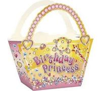 Unique Party - Sac de fête "Pretty Princess" pack de 4 SG31721 (taille unique) (Coloré)