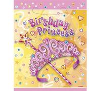 Unique Party - Sacs de fête "Pretty Princess" pack de 8 SG23981 (taille unique) (rose/jaune)
