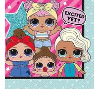 Unique Party- Serviettes de Table, 79111