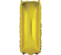 Unique Party Supplies 77949 Ballon en aluminium Lettre I Doré 35 cm