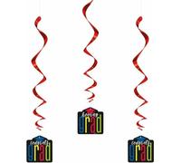 Unique Party - Tourbillon - Décorations suspendues, finition pack de 3 SG25026 (taille unique) (Coloré)