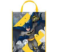 Unique- Plastic Tote Bag-13" x 11" Pc Sac fourre-Tout en Plastique - 33 x 27,9 cm | Batman | 1 pièce, 77532