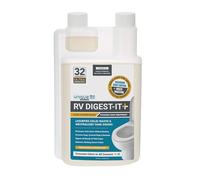 Unique RV Digest-It+ Traitement de réservoir noir ultra concentré pour camping-cars - Traitement de toilettes 32 RV - Élimine les odeurs, liquéfie les déchets, empêche la mauvaise lecture des
