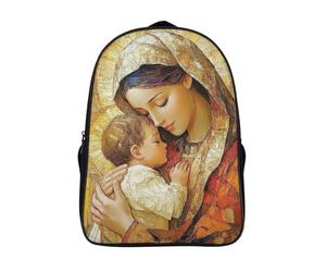 unique sac à dos fils saint sac scolaire de voyage 2 compartiment notre dame garçon et fille imprimé 3d sac à dos-16,pour l'école les voyages les affaires