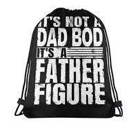 Unique Sac De Gym À Cordon Ce n'est Pas Un Papa BOD, C'est Une Figure Paternelle Sac À Dos Sport À Cordon Haute Qualité Résistant Sac pour Jouet pour École, Les Voyages, Natation