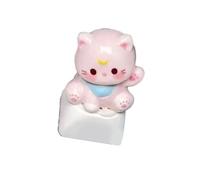Unique Sculpted Cartoon Cat Head Keycap for Keyboards Cartoon Cats Head Keycap