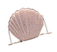 Unique Shell Designs Glitters de soirée Sacs à bandoulière en cuir PU à main à bandoulière pour les femmes à la recherche d ' accessoires à la mode à bandoulière de mode