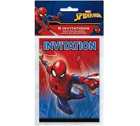 Unique Spider-Man Invitations [8 per Pack]