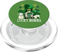 Unique St. Patricks GNOME Mom for Lucky Momma Cute Shamrock PopSockets PopGrip pour MagSafe