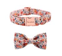 Unique Style Paws Collier pour chien, collier avec nœud papillon, collier confortable pour chiens et chats de petite, moyenne et grande taille, collier réglable avec nœud papillon XXS-XL