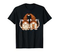 Unique Tiger Gnomes for Gardener Cute Tiger Mom and Dad T-Shirt