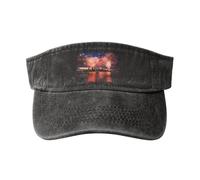 Unique Trucker Cap Célébration des Feux d'artifice du Port De New York, Style A Casquette De Chasse Réglable Casquette De Baseball pour Extérieur, Adolescent, Voyages