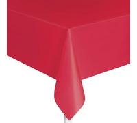 Unique UK Nappe Courte, pliée, rectangulaire, en Plastique, 137 x 274 cm, élégante et Durable, pour Les fêtes, Les événements et la Maison