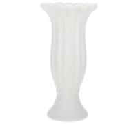 Unique Vase en céramique à Colonne Romaine, Blanc, Salon et étagère, Placement de Fleurs séchées Décoration de Chambre esthétique
