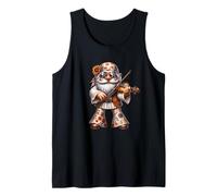 Unique Violin GNOME in Boho Hippie Pants Groovy Flower Power Débardeur