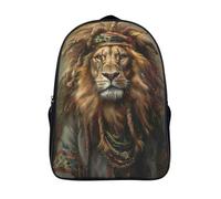 unique voyage sac à dos porter un bandeau pour adolescent et adulte imperméable école sacs 2 compartiment lion sac d'école imprimé en 3d-16,pour l'école les voyages les affaires