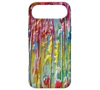 Unique Watercolor Dripping Art Colorful Rainbow Painting Coque pour iPhone Air