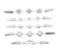 Unique Women Sweater Clip Set 5pcs Vintage Retro Cardigan Clasps Shirt Clips for Formal Casual Attire