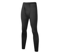 UNIQUEBELLA Sous-vêtements thermiques pour homme, sous-vêtements fonctionnels, caleçons, pantalon de course, tenue d'hiver, sous-vêtements thermiques, leggings de sport, Bas noir, L