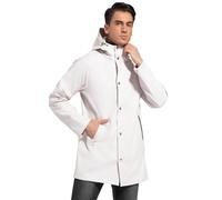 UNIQUEBELLA Veste imperméable à capuche coupe-vent respirante pour homme pour homme, beige, XL