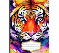 Uniquely Created Journals: Student Planner Notebook - Tiger Theme,: College Ruled Composition Book, 222 Pages with 2026 and 2027 Calendars, Conversion Charts, Monthly Calendars & Multiplication Table
