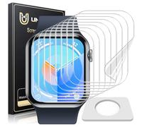 UniqueMe 8 Pièces Protection écran Compatible avec Apple Watch S10 42mm Film, Installation facile, Film Flexible, Soft HD EPU