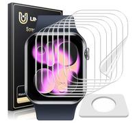 UniqueMe 8 Pièces Protection écran Compatible avec Apple Watch S10 42mm Film, Installation facile, Film Flexible, Soft HD EPU