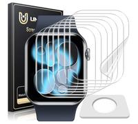 UniqueMe 8 Pièces Protection écran Compatible avec Apple Watch S10 46mm Film, Installation facile, Film Flexible, Soft HD EPU