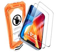UniqueMe Lot de 2 protections d'écran pour iPhone 13/13 Pro/14 - Qualité militaire incassable et dureté 9H + - Protection d'écran en verre trempé 14 - Installation facile