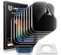 UniqueMe Lot de 8 films de protection d'écran pour Apple Watch Series 10 46 mm - Film de protection en TPU ultra fin, anti-espion, anti-rayures, [support d'empreintes digitales] [compatible avec