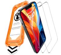 UniqueMe pour iPhone 13 Pro Max/14 Plus Verre Trempé - [Protection de l'écran Complet] Protection écran pour iPhone 13 Pro Max/14 Plus Verre Trempé, Auto-Installable, 2 Pack