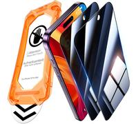 UniqueMe pour iPhone 14 Pro Max Verre Trempé Anti Espion - [Protection de l'écran Complet] Protection écran Anti Espion pour iPhone 14 Pro Max Verre Trempé, Auto-Installable, 2 Pack