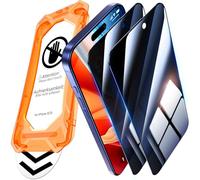 UniqueMe pour iPhone 15/16 Verre Trempé Anti Espion - [Protection de l'écran Complet] Protection écran Anti Espion pour iPhone 15/16 Verre Trempé, Auto-Installable, 2 Pack