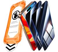 UniqueMe pour iPhone 16 Pro Max Verre Trempé Anti Espion - [Protection de l'écran Complet] Protection écran Anti Espion pour iPhone 16 Pro Max Verre Trempé, Auto-Installable, 2 Pack