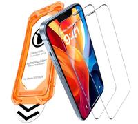 UniqueMe pour iPhone 16e/13/13 Pro/14 Verre Trempé - [Protection de l'écran Complet] Protection écran pour iPhone 16e/13/13 Pro/14 Verre Trempé, Auto-Installable, 2 Pack