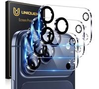 UniqueMe pour iPhone 17 Pro Max Protection de Caméra - Protecteur Objectif d'Appareil Photo, Ultra HD Caméra Protection, 9H Dureté, Ultra Résistant Film Verre Trempé, Facile à Installer - 3 Pièces